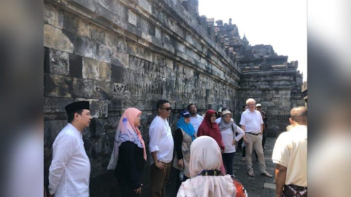 Sambangi Candi Borobudur, Pegiat Keberagaman Berbagai Negara Pelajari Sejarah dan Spiritualitas
