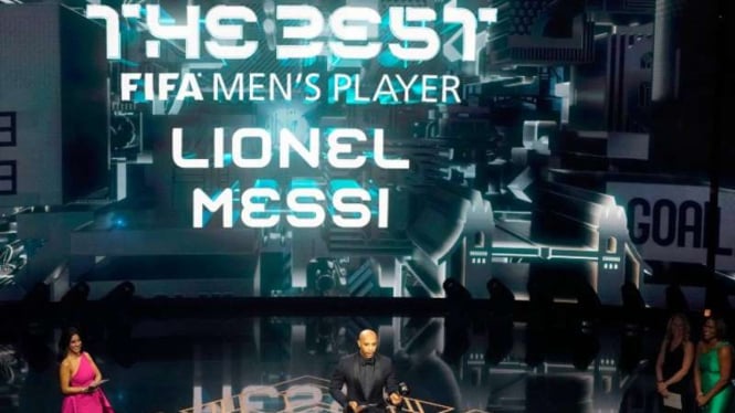 Lionel Messi merebut gelar Pemain Terbaik Dunia FIFA 2023