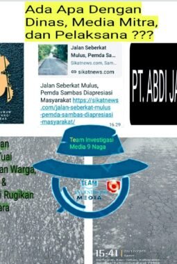 Dinas PUPR Sambas Menyanggah: Tim Investigasi Media Temukan Banyak Lubang dan Retakan, Diduga Tak Sesuai Spesifikasi, Muncul Dugaan Kongkalikong Pelaksana, Dinas, dan Media Mitra