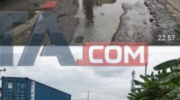 Ratusan Lubang Di Jalan Pelabuhan Raya Jadi Ancaman, PT Pelindo Regional 1 Dianggap Tidak Becus,Nyawa warga Bisa Jadi Taruhannya