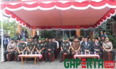 ‎Kasiintel Kasrem 121/Abw hadiri Upacara peringatan HUT ke-69 Pemprov Kalbar