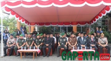 ‎Kasiintel Kasrem 121/Abw hadiri Upacara peringatan HUT ke-69 Pemprov Kalbar