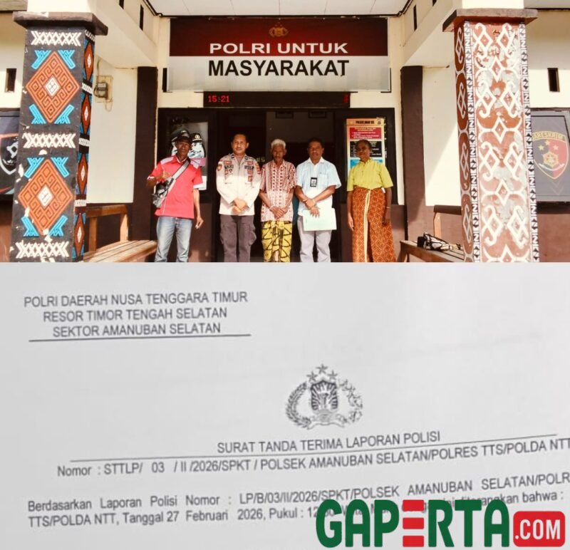 Korban bernama Ismael Neonsaet melaporkan kasus penyerobotan tanah kepada Polsek Amanuban Selatan. Pelaku diduga adalah Yusak Neonsaet dan Yakub Neonsaet.