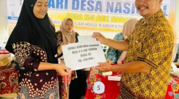Peringatan Hari Desa Nasional di Desa N-3 Aek Nabara Berlangsung Meriah dengan Lomba Memasak Tumpeng