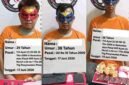 Keterangan Gambar : Terduga Pelaku Saat Diamankan