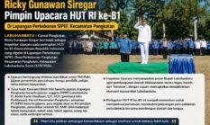 “Merah Putih Berkibar di Pangkatan, Ricky Gunawan Siregar Pimpin Upacara HUT RI ke-81”
