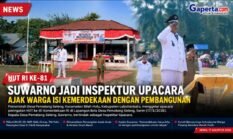 Suwarno Jadi Inspektur Upacara HUT RI ke-81 di Pematang Seleng, Ajak Warga Isi Kemerdekaan dengan Pembangunan