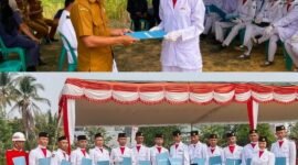 Keterangan Foto: Stevany Reynata, Siswi SMK Prisma Silat Hilir Terpilih Jadi Paskibra HUT RI ke-81