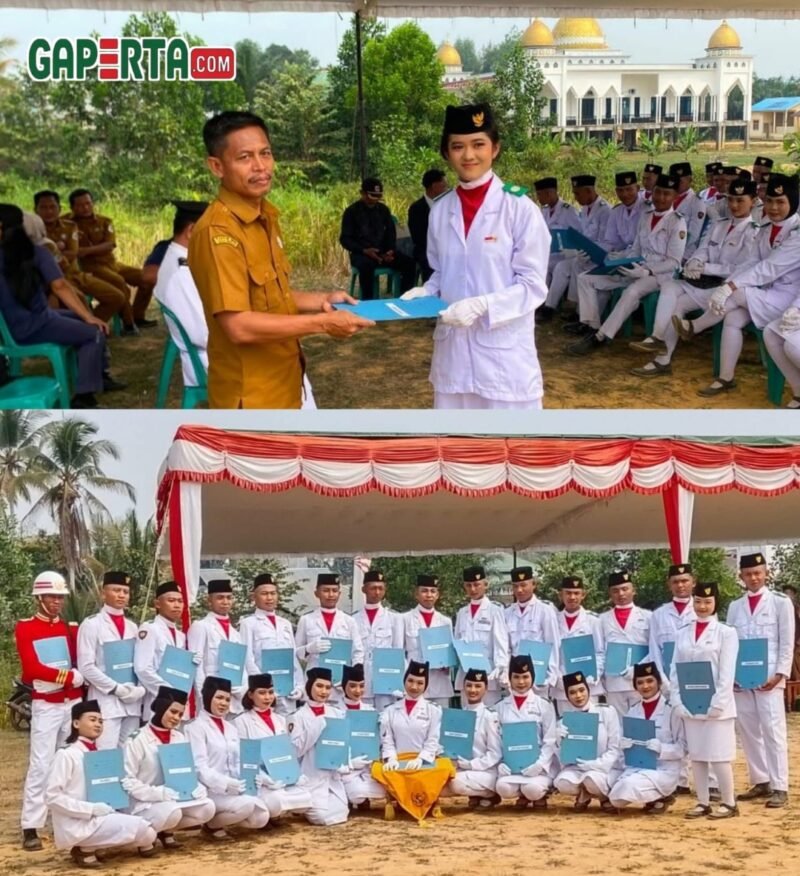 Keterangan Foto: Stevany Reynata, Siswi SMK Prisma Silat Hilir Terpilih Jadi Paskibra HUT RI ke-81