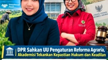 DPR Sahkan UU Pengaturan Reforma Agraria, Akademisi Tekankan Kepastian Hukum dan Keadilan