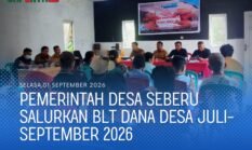 Pemdes Seberu Salurkan BLT Dana Desa Juli–September 2026