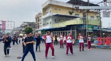 Sambut Hari Lalu Lintas Bhayangkara ke-71, CFD Rantauprapat Dirangkai Olahraga dan Pelayanan Samsat