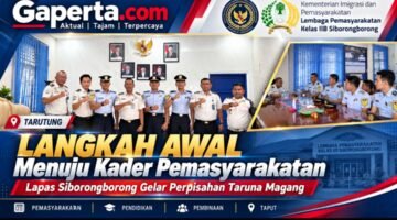 “Bukan Sekadar Magang, Taruna Tinggalkan Lapas Siborongborong dengan Bekal Pengabdian”