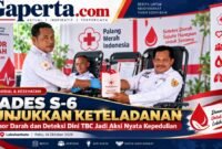 Bukan sekadar menghadiri kegiatan seremonial, Kepala Desa S-6 menunjukkan kepedulian melalui partisipasi langsung dalam aksi donor darah. Kolaborasi pemerintah desa, tenaga kesehatan, dan PMI menjadi wujud nyata pelayanan yang mengedepankan keselamatan serta kesehatan masyarakat.