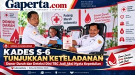 Bukan sekadar menghadiri kegiatan seremonial, Kepala Desa S-6 menunjukkan kepedulian melalui partisipasi langsung dalam aksi donor darah. Kolaborasi pemerintah desa, tenaga kesehatan, dan PMI menjadi wujud nyata pelayanan yang mengedepankan keselamatan serta kesehatan masyarakat.